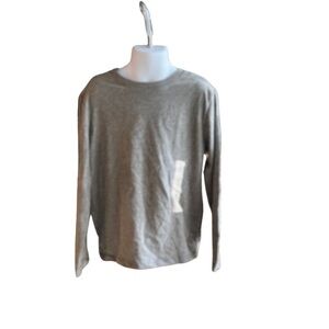 Cat & Jack Long Sleeve Shirt Gray Boys XS 4/5  NEW